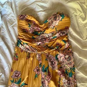 Band of Gypsies - Floral Strapless Jumpsuit